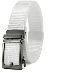 Heren Riem Ratchet Riem Nylon Webbing 1 3/8 Inch Breedte, Golf Riemen Voor Heren Casual Gemakkelijk Verstelbaar Trim Om Te Passen