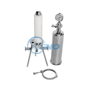 Factory price SS304 316 Single multiple 10inch 20inch 30inch 40inch water purification 220 226 filter cartridge housing