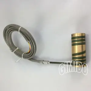 GIMIDO热流道黄铜管加热器喷嘴加热器用线圈加热器压制230V