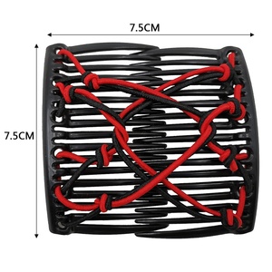 Thời Trang Mới Ma Thuật Đa Mục Đích Chăm Sóc Tóc Và Tạo Kiểu Đàn Hồi Dây Thừng Cuộn Dây Kẹp Tóc Căng Tóc Lược Cho Phụ Nữ - Product Image 6