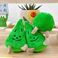 Mini porte-clés poupée en peluche sapin de Noël 11 cm, en coton PP, breloque de sac, pendentif, cadeau pour enfants