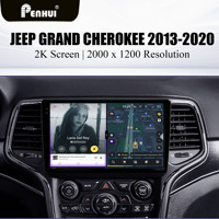 Radio para Auto Penhui 16+512GB Crystal Sound 850 Android 14 para Jeep Grand Cherokee 2013-2020, Reproductor de DVD, Pantalla, Carplay