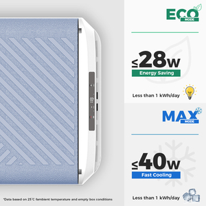 <span class=keywords><strong>Frigorifero</strong></span> per Auto da 60L Elettrico/a Batteria/a Gas - Controllo Temperatura -20~20°C, Ruote Silenziose e Maniglia per Campeggio e Camper - Product Image 3