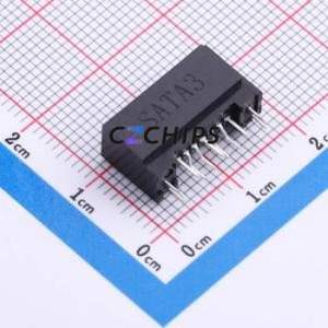 SATA-003-M07S1BY-A Hard Drive Connector (SAS/SATA/M.2) Through hole Component (THT) Connector - Product Image 2