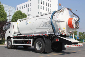 High Suction Power Heavy-Duty Septic Tank Vacuum Truck Sewage Drainage Truck Sewer Cleaning Jet Vacuum Suction Septic Tank Truck - Product Image 4