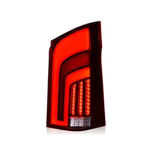 For Mercedes Benz V-Class Vito W447 MPV LED Tail Lights (Smoked/Red) 2016-2020