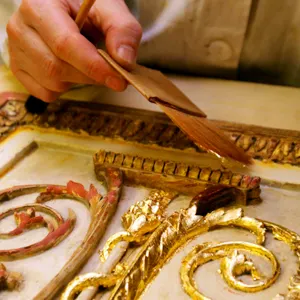 Fabricante chinês 24k folha de ouro real para decoração de móveis artesanal