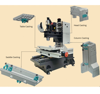 Centre d'usinage vertical haute précision VM 800 pour fraisage, perçage, taraudage CNC avancés et usinage industriel lourd du métal