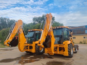 <span class=keywords><strong>Mini</strong></span>-chargeuse compacte hydraulique 4x4 de marque chinoise, chargeuse frontale, chargeuse-pelleteuse, capacité de charge nominale de 2500 kg, JCB 3CX 4CX CAT - Product Image 4