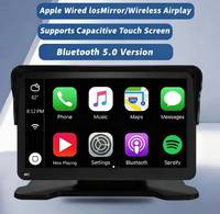 Navigateur GPS pour voiture PND 8 pouces avec CarPlay sans fil, Android Auto, port Aux, BT 5.0, radio FM, garantie 1 an F133