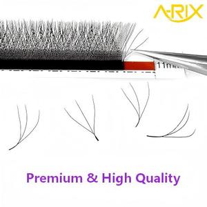 Extensiones de Pestañas A-RIX Profesionales 3D en Forma de W, Pestañas Clover, Color Negro Mate Suave, Extensiones de Pestañas Individuales de Volumen, Venta al Por Mayor - Product Image 2