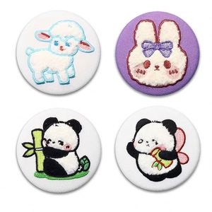 Timbres brodés personnalisés en gros, motifs dessins animés, en fer blanc, cadeaux pour fêtes universitaires - Product Image 5