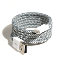 Kabel Data Pengisian Cepat Magnetik Tipe-C Dual-Head Kabel Pengisian Cepat Terjalin untuk Perangkat Android Ponsel & Tablet