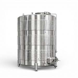 Vente directe usine : Cuve de fermentation en acier inoxydable avec enveloppe de refroidissement Miller Plate pour vin, 200L, 500L, 1000L - Product Image 1