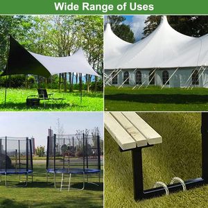 57476C # Estacas de tierra de barra de refuerzo galvanizada de acero de alta calidad Clavijas de tienda duraderas de 12mm de diámetro para actividades al aire libre - Product Image 6