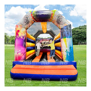 <b>Inflatable</b> <b>House</b> & Castle With PVC Material EN71 Certified 4x4m Capacity for Kids Adults <b>House</b> Commercial <b>Inflatable</b> Boun - Product Image 1