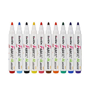 Rotulador textil indeleble de 9 colores, rotulador de punta media, máquina de lavado, DIY - Product Image 6