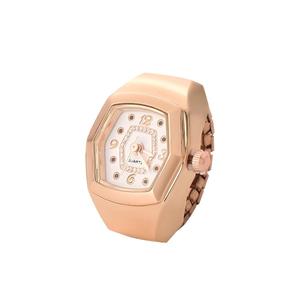 Retro Irregular <strong>Watch</strong> <strong>Ring</strong> Jewelry Gold Plated Rhinestone Decorated Quartz Finger <strong>Watch</strong> for Party Daily Wear - Product Image 6