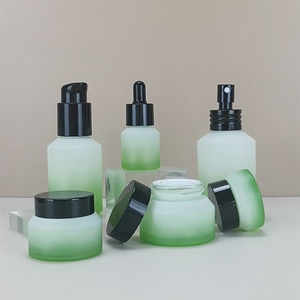 Tarro de Vidrio Ecológico Esmerilado de 15g 30g 50g 100g en Color Ámbar, Verde, Azul y Negro para Cremas Cosméticas y Mascarillas Faciales - Product Image 4