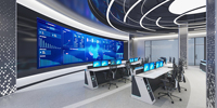 Bureau de contrôle personnalisable Kehua Fuwei pour la salle de contrôle de la console de la salle de contrôle de la station de télévision
