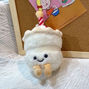 Pendentif en peluche jouets Simulation alimentaire gâteau breloque porte-clés créatif sac à dos en peluche décoration cadeau d'anniversaire porte-clés en peluche - Product Image 3