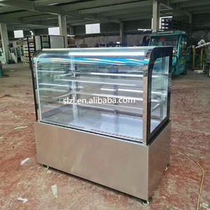 Présentoir de boulangerie luxueux Pâtisserie réfrigérée Équipement de réfrigération commercial Réfrigérateur d'affichage de gâteau - Product Image 2