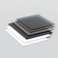 Plaque en polycarbonate transparente, durable, ignifuge, résistante aux UV, résistante aux hautes températures, antistatique, pour découpe