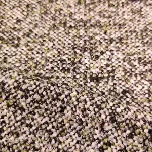 2024 Frühling Neuankömmling Hochwertiger Winter Boucle Soft Premium Feel Jacquard Tweed Wolle Alpaka Blended Woven Fabric für
