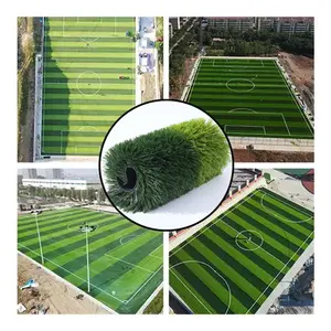 PE Material Green Outdoor Turf Artificial Grass Carpet Super High Quality Synthetic Grass Artificial Football Turf