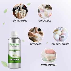 レモングラス植物エッセンシャルオイル皮毛アロマセラピーオイル100% 純粋なレモングラス植物オイル蚊忌避剤 - Product Image 3