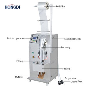 Automatic Electric Sachet Filling <b>Machine</b> for Liquid Food (Ketchup <b>Honey</b> Peanut Butter Sauce) Packaging in Plastic Pouch - Product Image 3