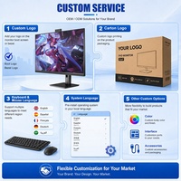 PC Desktop Gaming All-in-One 23,8 Inci OEM ODM Laris Manis dengan CPU, SSD, RAM, dan Refresh Rate 75Hz Terintegrasi