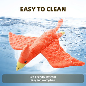 OEM ODM Katoenen Pluche Hondenspeelgoed Verjaardag Cado Piepend Kauw- en Bijtspeeltje Schattig Dieren Vogel Zacht Pluche Speelgoed Aangepaste logo Kleur - Product Image 2