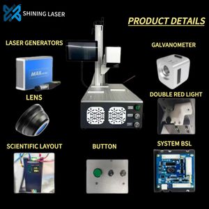 유리 아릴 JPT 용 레이저 마킹 머신 고속 속도 3w 5w 공기 냉각 2D/25D/3D 터치 스크린 레이저 장비 - Product Image 4