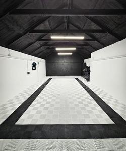 Baldosas Modernas Ventiladas para Piso de <span class=keywords><strong>Taller</strong></span> Mecánico, Instalación por Clic, Pisos Modulares de Vinilo para Interiores, Gráfico - Product Image 4