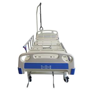 Cama Hospitalaria Manual de Dos Manivelas con Orificio para Soporte Intravenoso, Cama Resistente para Cuidado de Pacientes en Clínicas, Hospitales y Residencias de Ancianos - Product Image 2