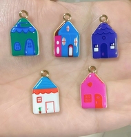 Collier Pendentif Géométrique Tendance Ciel Nuage Étoile Lune Temps Navire Spatial Montgolfière Univers, Bijou Délicat pour Clavicule