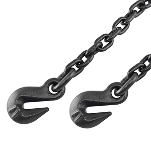 <span class=keywords><strong>G80</strong></span> Đen Chất kết dính chuỗi đôi mắt lấy móc 8mm 10mm hợp kim thép chuỗi - Product Image 3