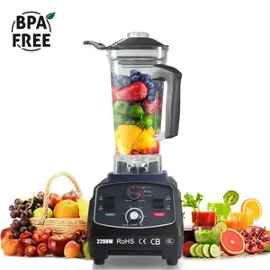 Heavy Duty Table Dough Cooking Commercial Fruit Juicer Machine Power Cake Set Home High Speed Mixer Ice Cube Crusher Blender