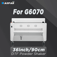 Faible coût d'exploitation, agitateur DTF 90 cm/36 pouces, prise en charge double tension, fusion uniforme de la poudre, synchronisation automatique de la vitesse avec l'imprimante DTF G6070
