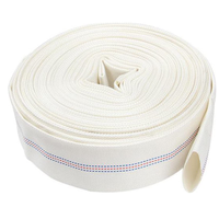 Tuyau plat en toile de 1 pouce, durable, anti-UV, flexible, super léger, pour l'irrigation, l'agriculture, le jardin, avec raccords rapides BS