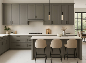 Gabinete de Cocina Modular RTA Moderno Estilo Shaker con Fregadero y Grifo, Madera de Alta Calidad, Color Personalizable, Opción de Despensa - Product Image 5