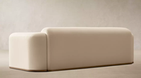 Rhoohill Maßgefertigtes Luxus-Sofa aus Weißem Leinen Retro-Villa Wohnzimmer-Sofa Moderne Wohnzimmermöbel Sofa-Set