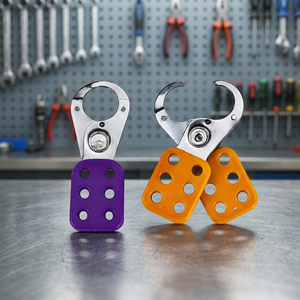 Loquet de sécurité industriel en acier chromé, support de cadenas à 6 trous pour la maintenance des équipements - Product Image 2