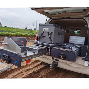 ชุดอุปกรณ์ VRD4X4 สำหรับการผจญภัย LC150 ชั้นวางของด้านหลังแบบเลื่อนได้สำหรับรถกระบะขับเคลื่อน 4 ล้อ ชั้นวางของแบบเลื่อนได้สำหรับรถยนต์ Prado 150 5/7 ที่นั่ง - Product Image 6