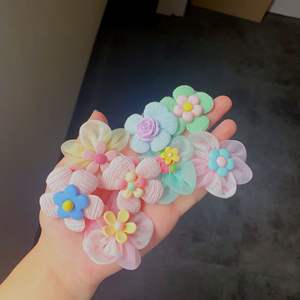 Coletero <span class=keywords><strong>El</strong></span>ástico <span class=keywords><strong>con</strong></span> <span class=keywords><strong>Flores</strong></span> Estilo Dulce, Paquete de 5 Piezas, Color Caramelo, Banda de Plástico Suave/Resina, Anillo <span class=keywords><strong>para</strong></span> <span class=keywords><strong>el</strong></span> Cabello Hecho a Mano <span class=keywords><strong>para</strong></span> Niños - Product Image 3