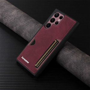 Étui de téléphone en cuir PU rétro avec porte-cartes pour <span class=keywords><strong>Samsung</strong></span> S26 S25 S24 S23 Ultra S22 S21 FE <span class=keywords><strong>Note</strong></span> <span class=keywords><strong>20</strong></span> Ultra, étui de téléphone avec fente pour carte - Product Image 5