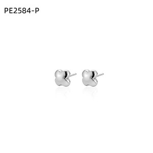 เอมี่ เอมี่ต่างหูรูปดอกไม้ โลหะผสม ของขวัญน่ารักสำหรับผู้หญิง เครื่องประดับ PE2584 - Product Image 2