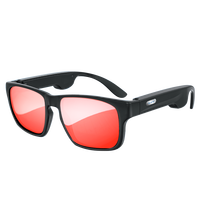 Nouvelles lunettes de soleil intelligentes à la mode casque sans fil haut-parleurs intégrés lunettes de soleil à conduction osseuse intelligentes pour l'aide-audition