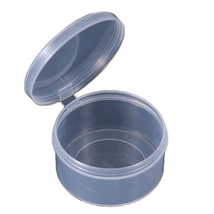 Cosmetic Portable Jewelry Bead <b>Storage</b> <b>Box</b> <b>Small</b> Round Container Jars Make up Organizer Boxes - Product Image 1